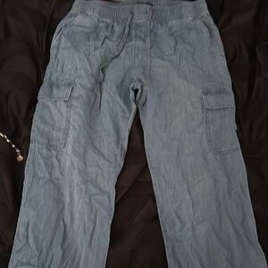 Woman’s Blue Cargo Pants